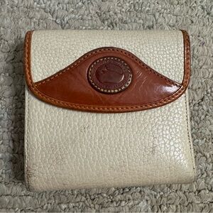 Dooney & Bourke All Weather Leather Wallet Vintage Tri Fold